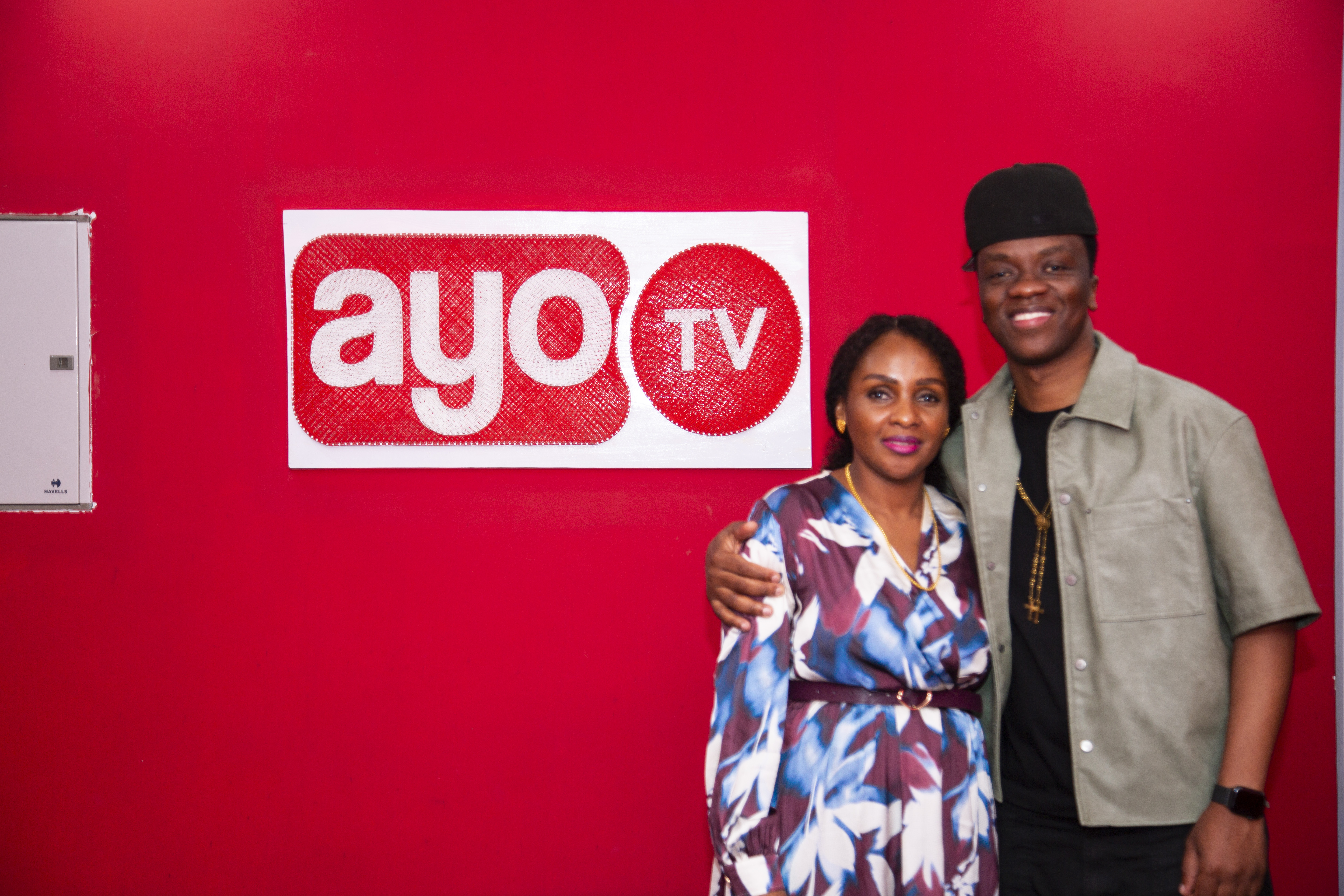 Aerolink Solutions representative during a media engagement with Ayo TV